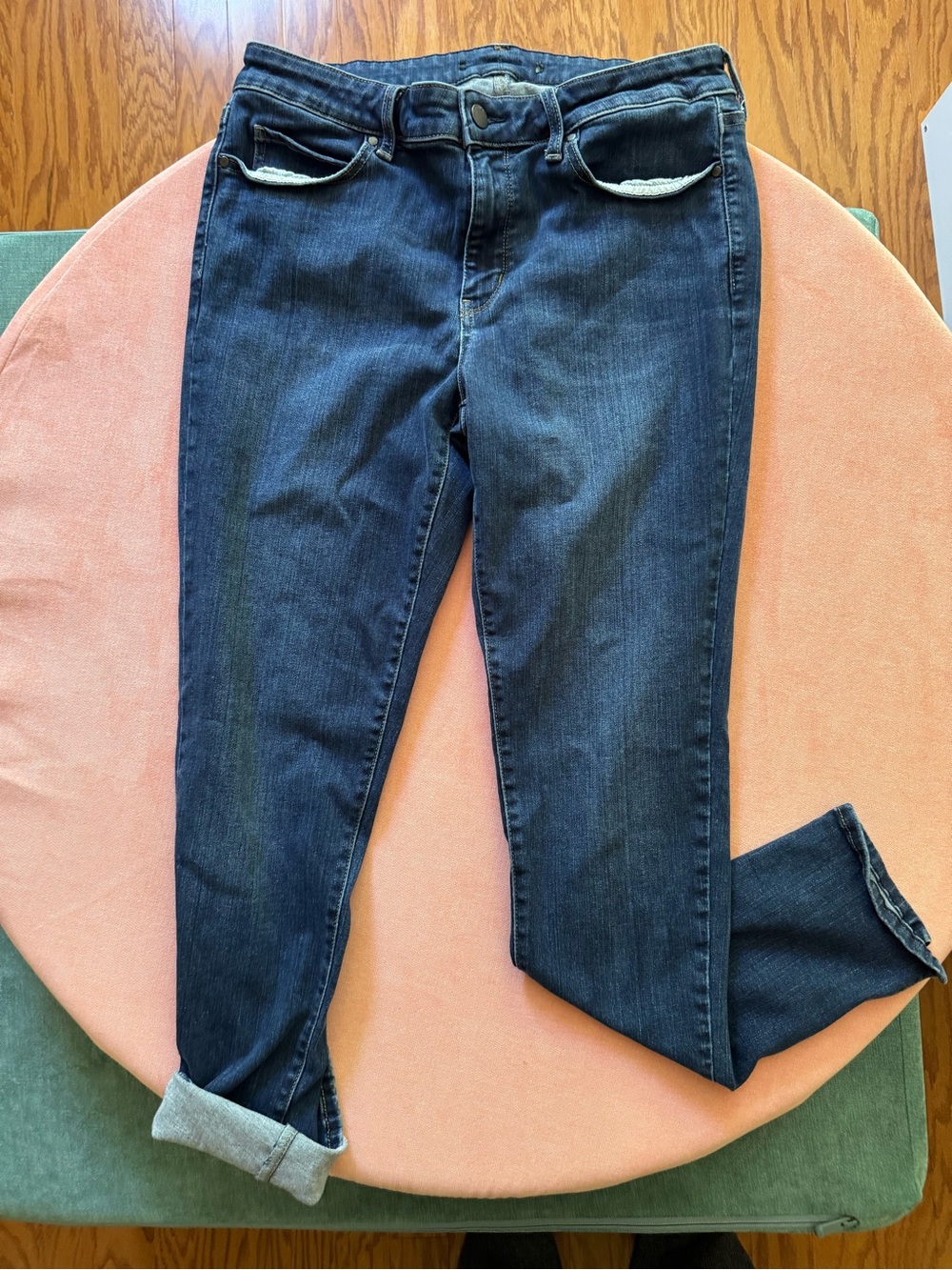 Uniqlo Dark Blue 30 in Ankle Slim Jeans
